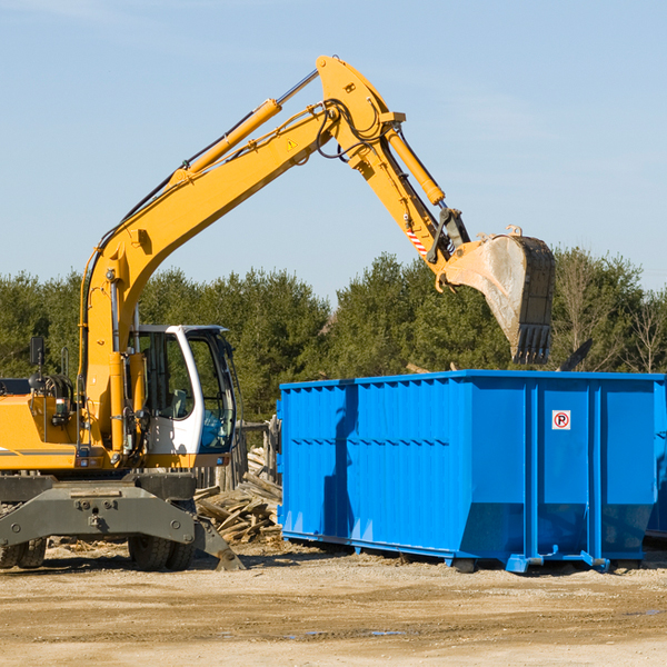 what size residential dumpster rentals are available in Tiff City MO